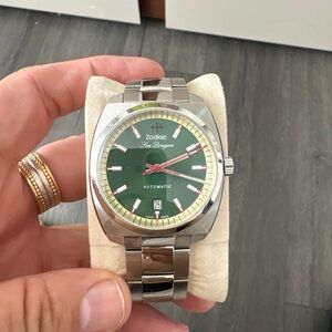 Zodiac Sea Dragon Green Dial Watch